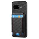 For Google Pixel 9a Carbon Fiber Vertical Flip Wallet Stand Phone Case(Black) - 2