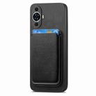 For Huawei nova 13 Retro Magsafe Card Bag PU Back Cover Phone Case(Black) - 2