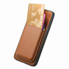 For OnePlus Ace 5 / 5 Pro Retro Magsafe Card Bag PU Back Cover Phone Case(Brown) - 3