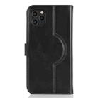 For iPhone 13 Pro Genuine Leather Card Wallet MagSafe Phone Case(Black) - 3