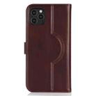 For iPhone 15 Genuine Leather Card Wallet MagSafe Phone Case(Dark Brown) - 3