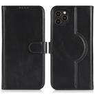 For iPhone 15 Pro Max Genuine Leather Card Wallet MagSafe Phone Case(Black) - 1
