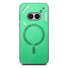 For Nothing Phone 2a Retro Magsafe Magnetic PU Back Cover Phone Case(Green) - 2
