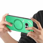 For Nothing Phone 2a Retro Magsafe Magnetic PU Back Cover Phone Case(Green) - 3