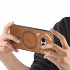 For Nothing Phone 2a Retro Magsafe Magnetic PU Back Cover Phone Case(Brown) - 3