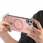 For Nothing CMF Phone 1 Retro Magsafe Magnetic PU Back Cover Phone Case(Pink) - 3