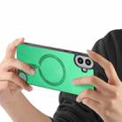 For Nothing CMF Phone 1 Retro Magsafe Magnetic PU Back Cover Phone Case(Green) - 2