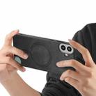 For Nothing CMF Phone 1 Retro Magsafe Magnetic PU Back Cover Phone Case(Black) - 3