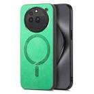 For Nothing Phone 3a Pro Retro Magsafe Magnetic PU Back Cover Phone Case(Green) - 2