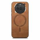 For Nothing Phone 3a Pro Retro Magsafe Magnetic PU Back Cover Phone Case(Brown) - 1