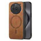 For Nothing Phone 3a Pro Retro Magsafe Magnetic PU Back Cover Phone Case(Brown) - 2