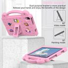 For Urao Jeazans OC101 / C107 Android 2024 Handle Kickstand Children EVA Shockproof Tablet Case(Pink) - 3