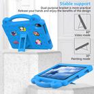 For Urao Jeazans OC101 / C107 Android 2024 Handle Kickstand Children EVA Shockproof Tablet Case(Sky Blue) - 3