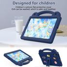 For Urao Jeazans OC101 / C107 Android 2024 Handle Kickstand Children EVA Shockproof Tablet Case(Navy Blue) - 2