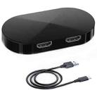 F12A For Dual Monitors HDMI 2.0 Splitter 1x2 4K 30Hz 1080P 3D HDCP2.2 HDMI Adapter, Plug:EU Plug - 1
