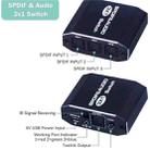 VG2 3x1 Audio Switcher SPDIF Optical Switch 3 In 1 Out Digital Toslink Selector For Home Theater - 2