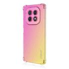 For Realme GT 7 5G ENKAY Hat-Prince Gradient Airbag TPU Phone Case(Pink Gold) - 1