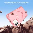 For iPhone 11 Yingcai Gears MagSafe Holder Shockproof Phone Case(Pink) - 2