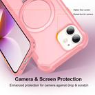 For iPhone 11 Yingcai Gears MagSafe Holder Shockproof Phone Case(Pink) - 3