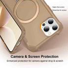For iPhone 12 Pro Yingcai Gears MagSafe Holder Shockproof Phone Case(Brown) - 3