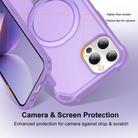 For iPhone 12 Pro Max Yingcai Gears MagSafe Holder Shockproof Phone Case(Purple) - 3