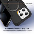 For iPhone 13 Pro Max Yingcai Gears MagSafe Holder Shockproof Phone Case(Black) - 3