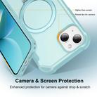 For iPhone 14 Plus Yingcai Gears MagSafe Holder Shockproof Phone Case(Blue) - 3