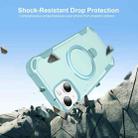 For iPhone 15 Plus Yingcai Gears MagSafe Holder Shockproof Phone Case(Blue) - 2