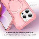 For iPhone 15 Pro Max Yingcai Gears MagSafe Holder Shockproof Phone Case(Pink) - 3