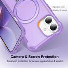 For iPhone 16 Plus Yingcai Gears MagSafe Holder Shockproof Phone Case(Purple) - 3