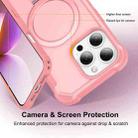 For iPhone 16 Pro Max Yingcai Gears MagSafe Holder Shockproof Phone Case(Pink) - 3
