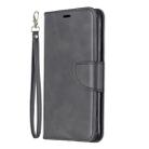 Retro Lambskin Texture Pure Color Horizontal Flip PU Leather Case for Galaxy Note9, with Holder & Card Slots & Wallet & Lanyard(Black) - 1