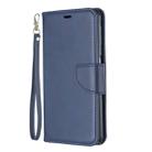 Retro Lambskin Texture Pure Color Horizontal Flip PU Leather Case for Galaxy Note9, with Holder & Card Slots & Wallet & Lanyard(Blue) - 1