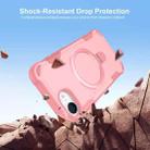 For iPhone 16e Yingcai Gears MagSafe Holder Shockproof Phone Case(Pink) - 2