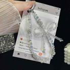 Luminous Round Bead Double Chain Phone Chain(White) - 1