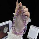 Simple Double Butterfly Phone Chain(Purple) - 1