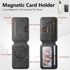 Suteni S3 Cowhide Textured MagSafe Magnetic Card Case(Black) - 3