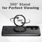 For Samsung Galaxy S24 Ultra 5G Suteni G3 Oil Wax 360 Rotation Holder MagSafe Back Phone Case(Black) - 3