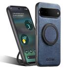 For Google Pixel 6a Suteni G3 360 Rotation Holder MagSafe Denim Leather Back Phone Case(Blue) - 1