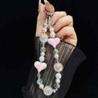Heidi Beads Love Mobile Phone Chain(Pink) - 1