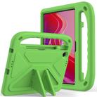 For Lenovo Tab TB-311 / WiFi 10.1 2025 Handle EVA Shockproof Tablet Case with Holder(Green) - 1