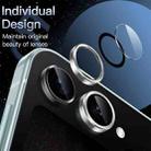 For Samsung Galaxy Z Flip7 ENKAY Hat-Prince 9H Rear Camera Lens Aluminium Alloy Tempered Glass Film(Silver) - 2
