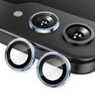 For Samsung Galaxy Z Flip7 ENKAY Hat-Prince 9H Rear Camera Lens Aluminium Alloy Tempered Glass Film(Sierra Blue) - 1