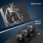 For Samsung Galaxy Z Fold7 ENKAY Hat-Prince 9H Rear Camera Lens Aluminium Alloy Tempered Glass Film(Sierra Blue) - 3