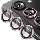 For Samsung Galaxy Z Fold7 ENKAY Hat-Prince 9H Rear Camera Lens Aluminium Alloy Tempered Glass Film(Pink) - 1