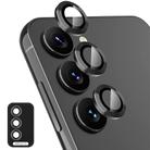For Samsung Galaxy S25 FE 5G ENKAY Hat-Prince 9H Rear Camera Lens Aluminium Alloy Tempered Glass Film(Black) - 1