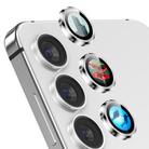 For Samsung Galaxy S25+ 5G ENKAY Hat-Prince AR 9H Rear Lens Aluminium Alloy Tempered Glass Film(Silver) - 1