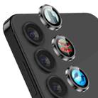 For Samsung Galaxy S25 5G ENKAY Hat-Prince AR 9H Rear Lens Aluminium Alloy Tempered Glass Film(Black) - 1