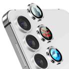 For Samsung Galaxy S25 5G ENKAY Hat-Prince AR 9H Rear Lens Aluminium Alloy Tempered Glass Film(Silver) - 1