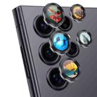 For Samsung Galaxy S25 Ultra 5G ENKAY Hat-Prince AR 9H Rear Lens Aluminium Alloy Tempered Glass Film(Black) - 1